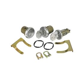 1968 Cadillac 4-Door Models Ignition and Door Lock Set WITH Two Octagon Head 'C' Keys [Original Style] (11 Pieces) REPRODUCTION Free Shipping In The USA