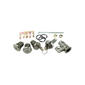 1971 1972 1973 1974 1975 1976 1977 1978 1979 1980 1981 Cadillac Glove Box, Door, and Trunk Lock Set WITH Two Round Head Keys [Late Style] REPRODUCTION Free Shipping In The USA