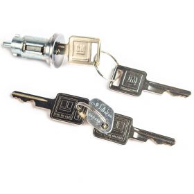 1966 1967 Cadillac Ignition Lock Cylinder And 4 Square Keys REPRODUCTION Free Shipping In The USA