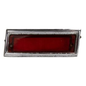 1969 Cadillac Eldorado Left Driver Side Rear Bumper Reflector Lens With Bezel USED Free Shipping In The USA