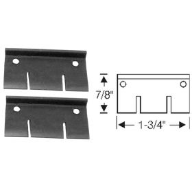 1959 1960 Cadillac 4-Door (See Details) Rear Door Window Seals 1 Pair REPRODUCTION