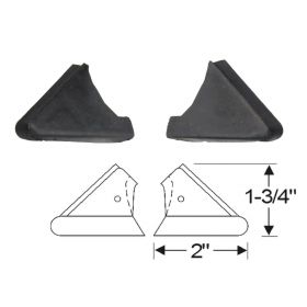 1942 1946 1947 Cadillac Series 62 2-Door Convertible Roof Rail Rubber Fillers 1 Pair REPRODUCTION Free Shipping In The USA