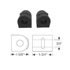 1954 1955 1956 1957 1958 1959 1960 Cadillac Front Sway Bar Rubber Bushings 1 Pair REPRODUCTION Free Shipping In The USA