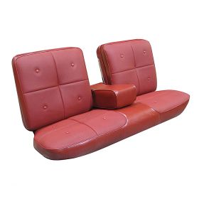 1967 Cadillac Coupe Deville Rear Seat Cover (Vinyl)  Bench Seat With Arm Rest REPRODUCTION Free Shipping In The USA