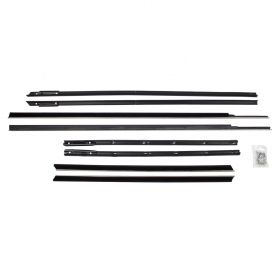 1962 Cadillac 2-Door Hardtop Window Sweep Set (8 Pieces) REPRODUCTION Free Shipping In The USA