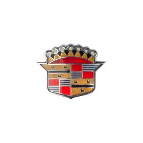 1950 1951 Cadillac Trunk  Emblem Crest And Bezel NOS Free Shipping In The USA