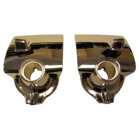 1954 Cadillac Windshield Wiper Chrome Escutcheons 1 Pair REPRODUCTION Free Shipping In The USA 